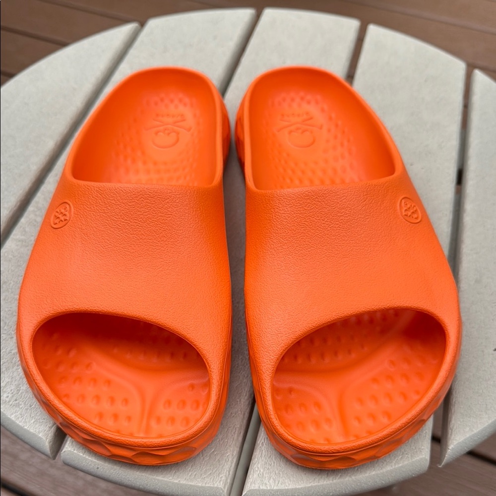 G/FORE Orange Slide Sandals for Casual Comfort